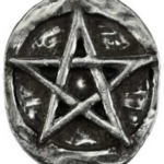 Pentagram pocket stone
