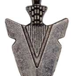 1 1/4 in. Arrowhead amulet