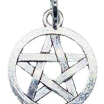 5/8 in. Pentagram amulet