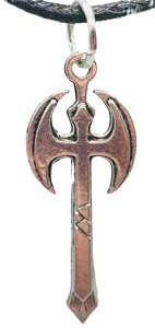 1 1/2 in. Shango Double Ax amulet