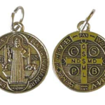 3/4 in. St Benedict amulet