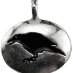 Raven totem amulet