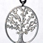 3/4 in. Tree of Life amulet