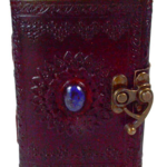Lapis Sun leather blank journal w/ latch