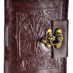 Tree of Life leather blank journal w/ latch