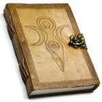 5 in. x 7 in. Goddess of Earth Embossed leather w/ latch