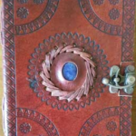 5 in. x 7 in. God's Eye Embossed leather w/ latch