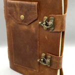 Soft leather w/ Double latch