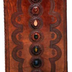 14 in.x22 in. 7 Stone leather blank book