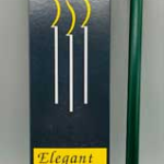 10 in. Green chime candle 6 pack