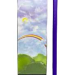 10 in. Purple chime candle 6 pack