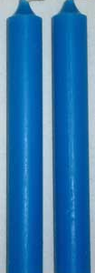 1/2 in. Light Blue Chime Candle 20 pack