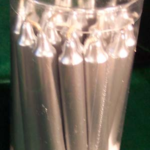 1/2 in. Silver Chime Candle 20 pack