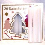 1/2 in. White Chime Candle 20 pack