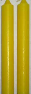 1/2 in. Yellow Chime Candle 20 pack