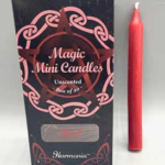 1/2 in. dia 5 in. long Red chime candle 20 pack