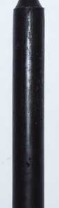 Black 6 in. household candle