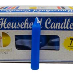 (set of 72) Blue 4 in. household candles