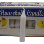 (set of 72) White 4 in. household candles