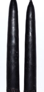 7 in. Black taper pair