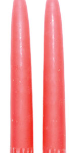 7 in. Mauve taper pair