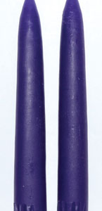 7 in. Purple taper pair