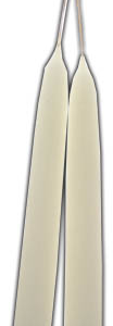 7 in. White taper pair