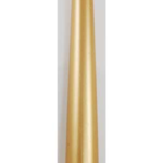 9 in. Gold taper candle