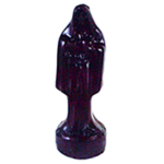 10 in. Black Holy Death candle
