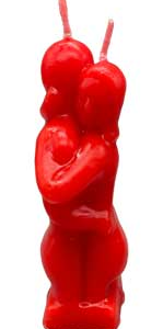 5 in. Red Lovers candle