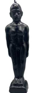 6 3/4 in. Black Man candle