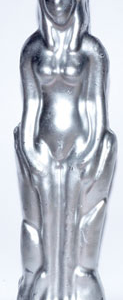 Silver Female candle 7 in.