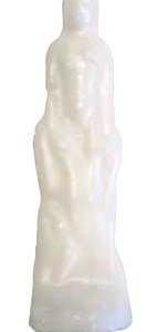White Female candle