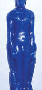 Blue Male candle