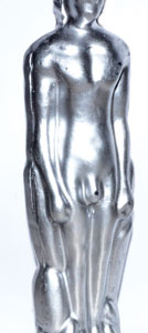 Silver Male candle