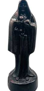 10 in. Black Holy Death candle
