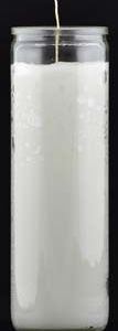 White 7-day jar candle