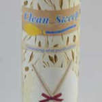 Clean Sweep aromatic jar candle