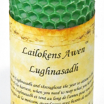 4 in. Lughnasadh Altar Lailokens Awen candle