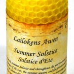 4 in. Summer Solstice Altar Lailokens Awen candle