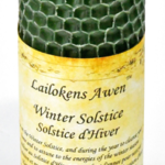 4 1/4 in. Winter Solstice Altar Lailokens Awen candle