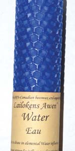 4 1/4 in. Water Lailokens Awen candle