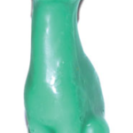 5 1/2 in. Green Cat candle