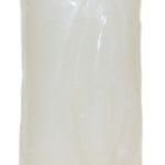 6 1/2 in. White Female Gender candle