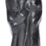 6 in. Marriage Black candle