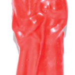 6 in. Marriage Red candle