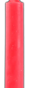 9 in. Pink pillar candle