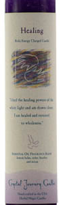 Healing Reiki Charged pillar candle