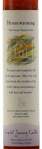 Housewarming Reiki Charged pillar candle