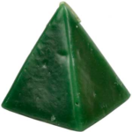 Green Cherry pyramid candle 2 1/2 in.